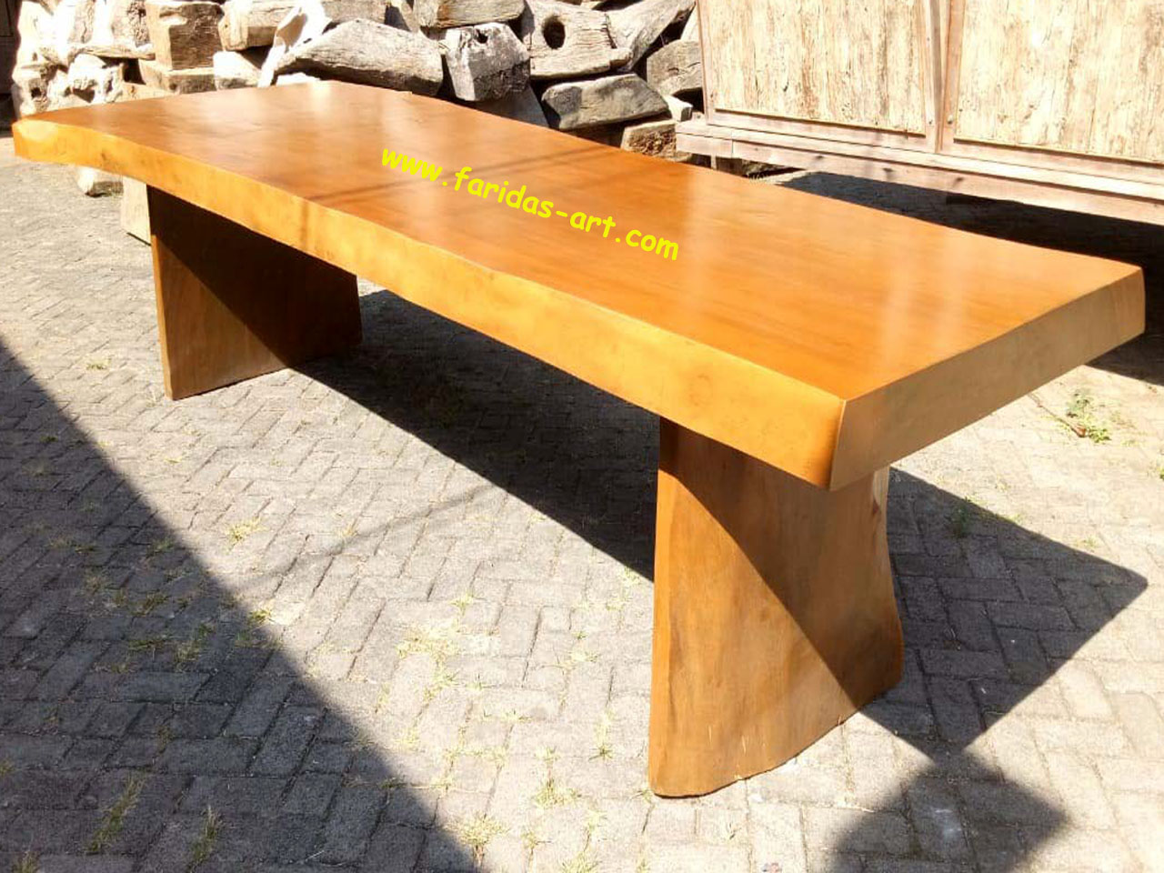 Meja Trembesi - Kayu Solid 1